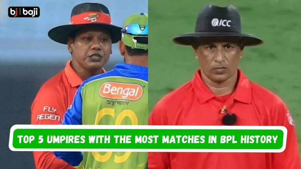 Umpires with the Most Matches in BPL