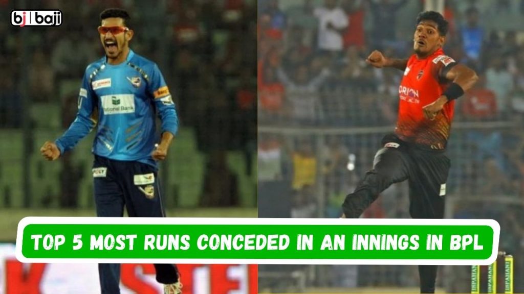 Most Runs Conceded in an Innings in BPL